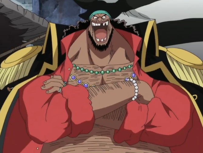 Barba nera anime one piece